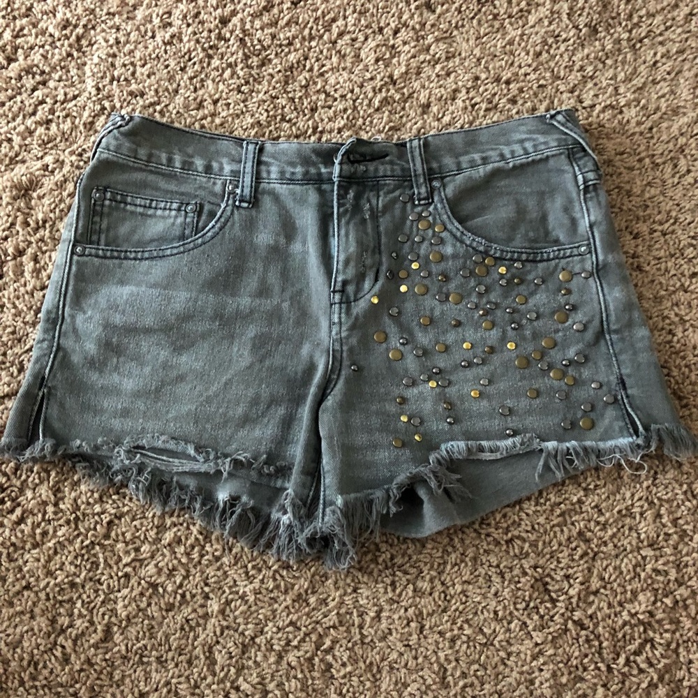 Free people jean shorts